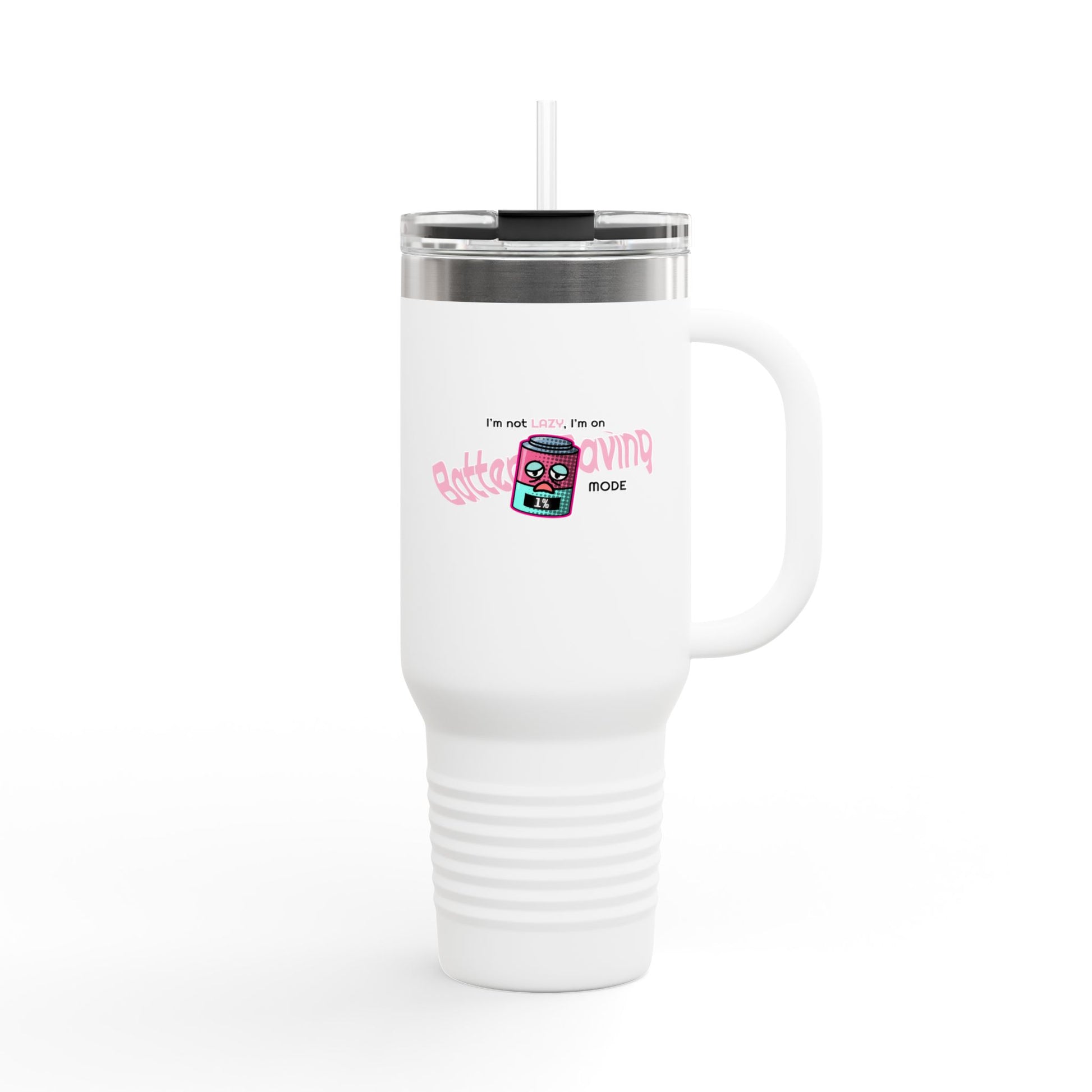 Battery Saving Collectyion - Insulated Travel Mug, 40oz