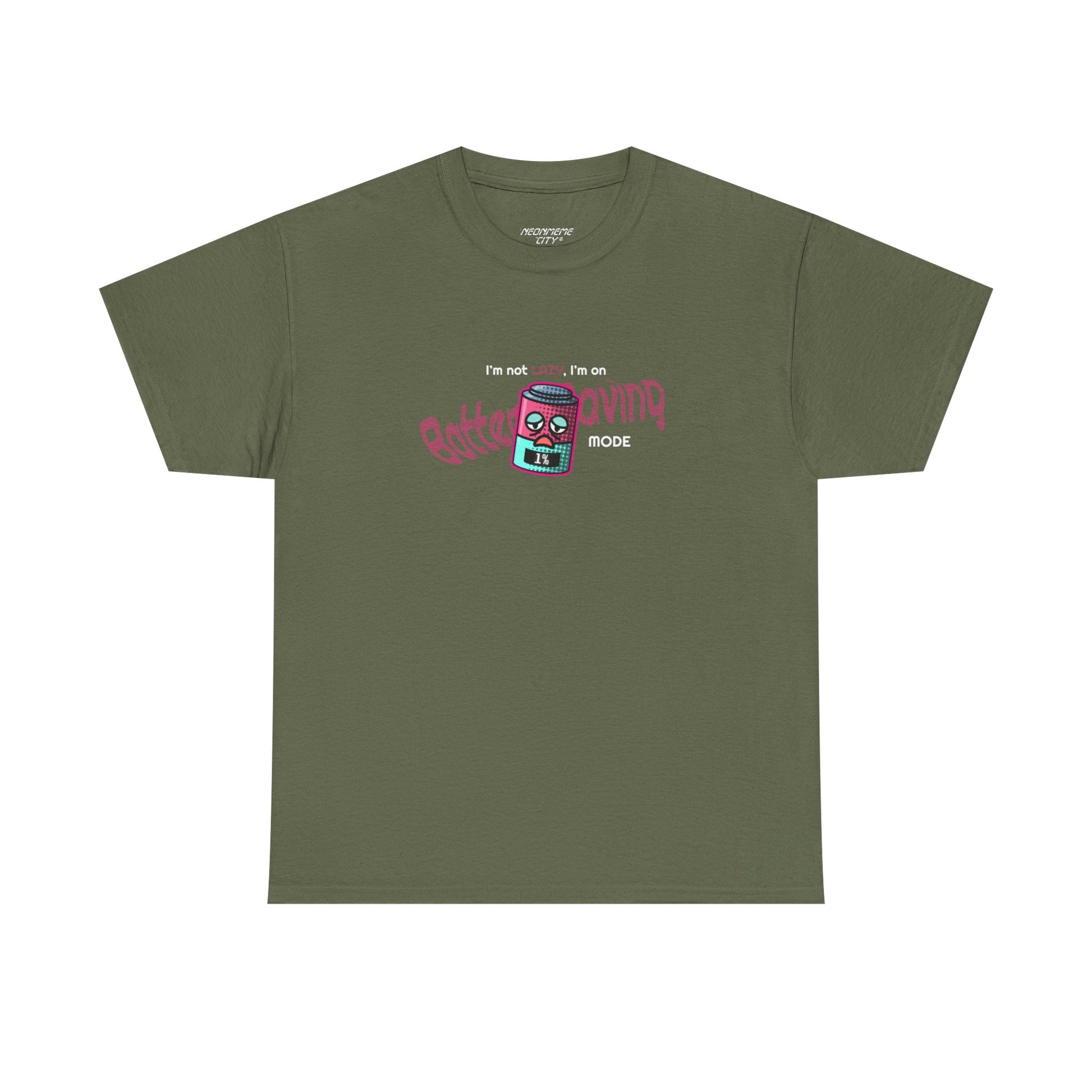 Battery Saving Collection - Unisex Heavy Cotton Tee