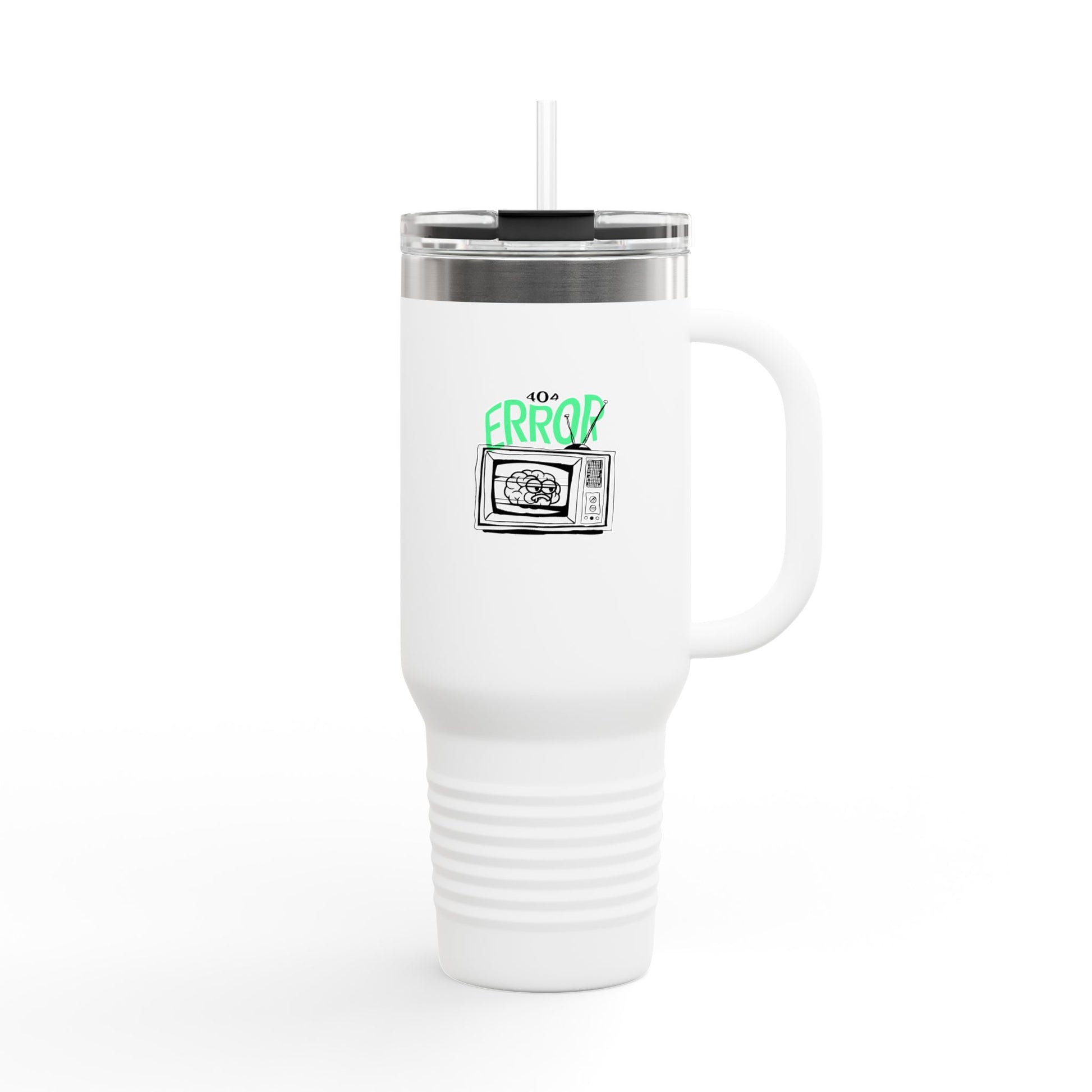 404 Error Brain Collectyion - Insulated Travel Mug, 40oz