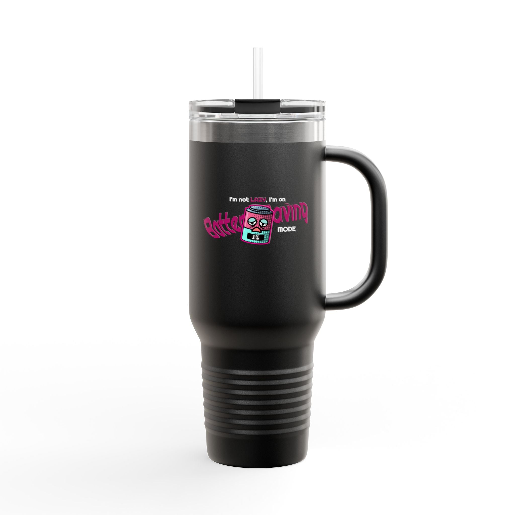 Battery Saving Collectyion - Insulated Travel Mug, 40oz