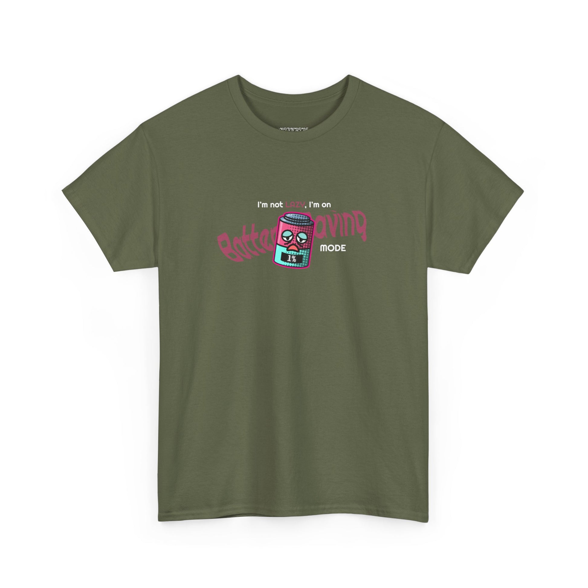 Battery Saving Collection - Unisex Heavy Cotton Tee