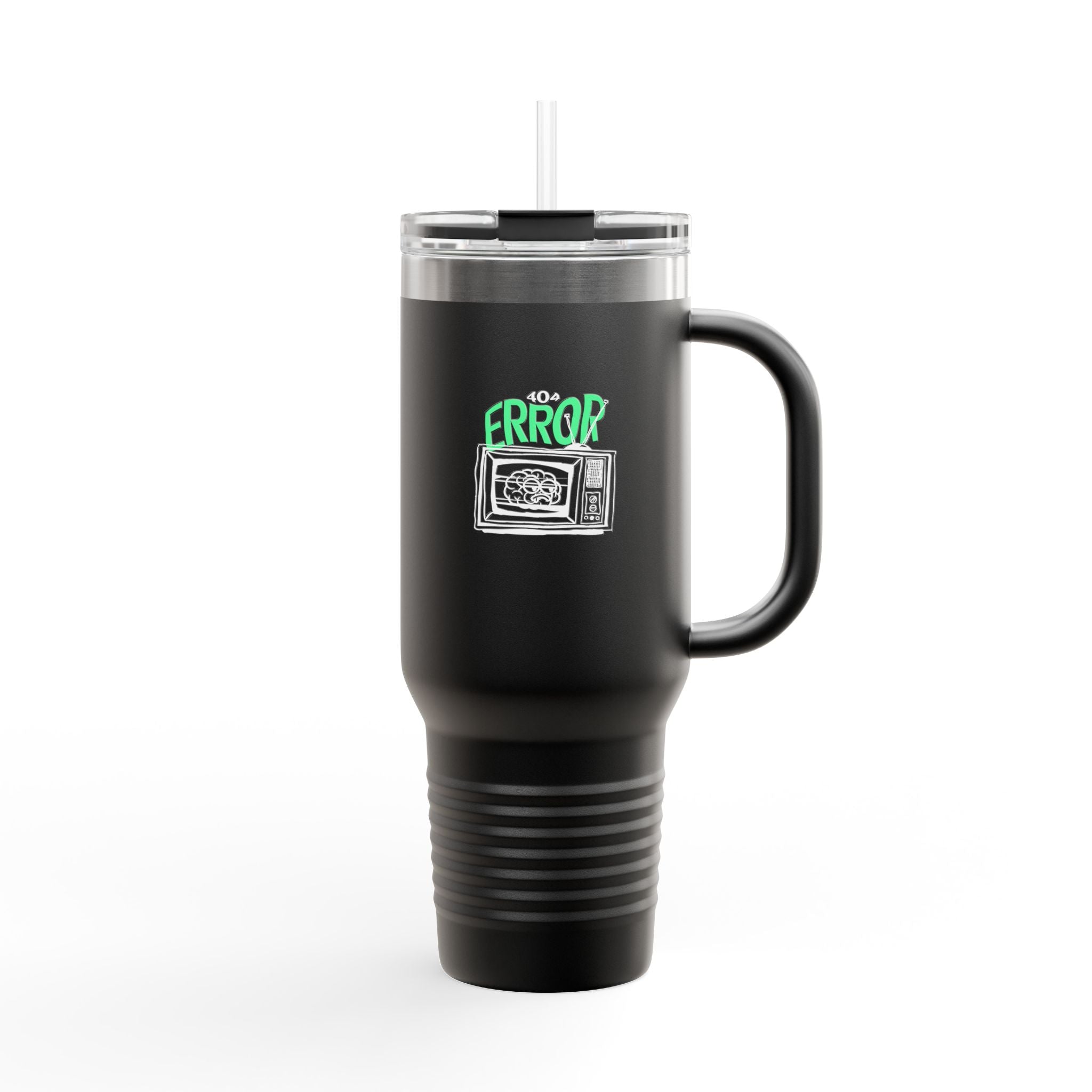 404 Error Brain Collectyion - Insulated Travel Mug, 40oz