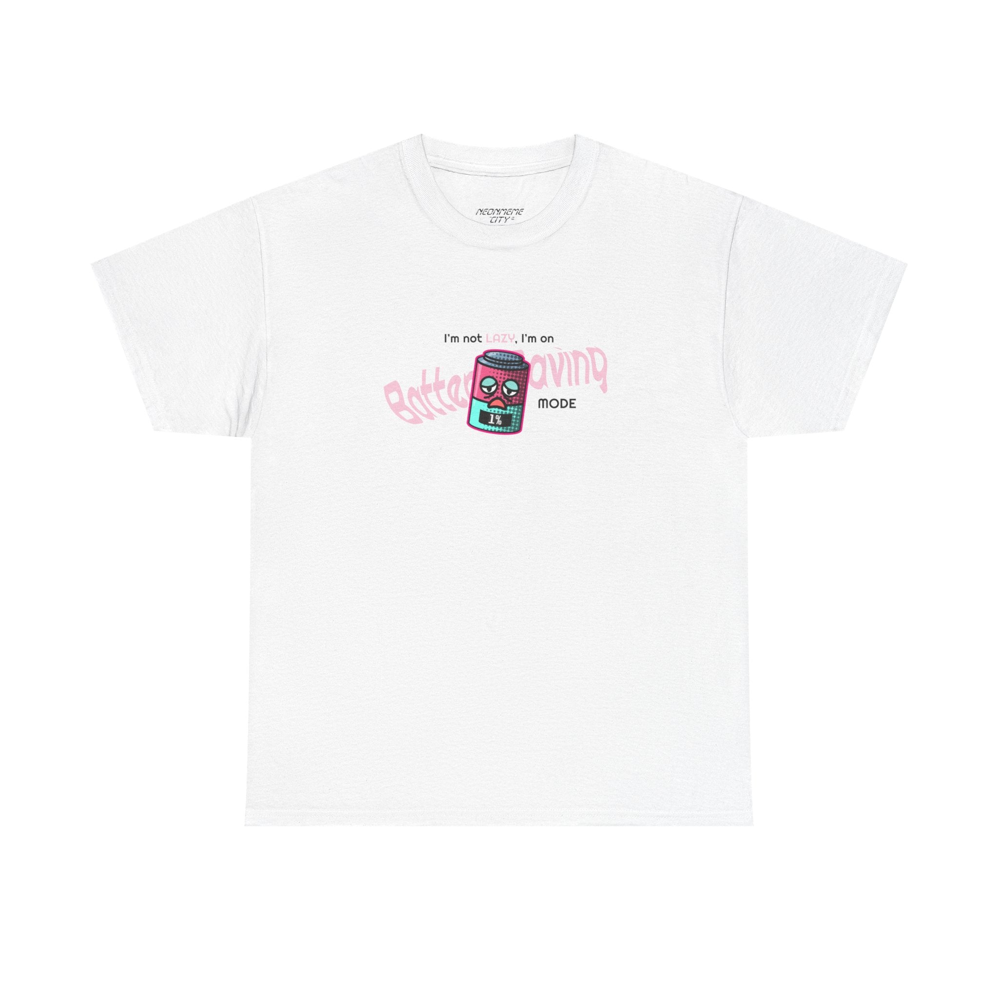 Battery Saving Collection - Unisex Heavy Cotton Tee